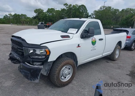 2023 Ram 2500 Tradesman 4X2 8' Box z USA, uszkodzony, nr VIN 3C6MR4ALXPG586517